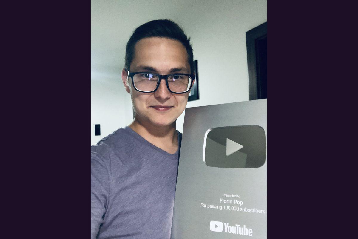 YouTube 100k plaque