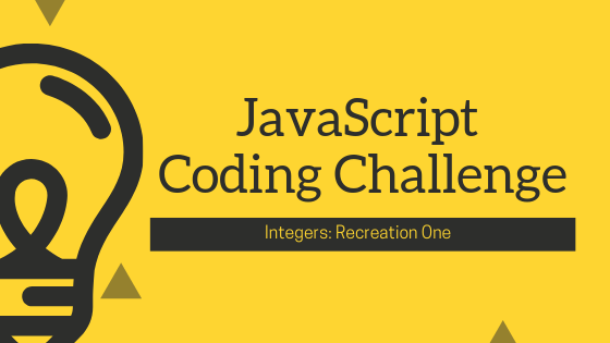 JCC Integers: Recreation One